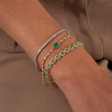 - The Dainty Moissanite Bracelet -