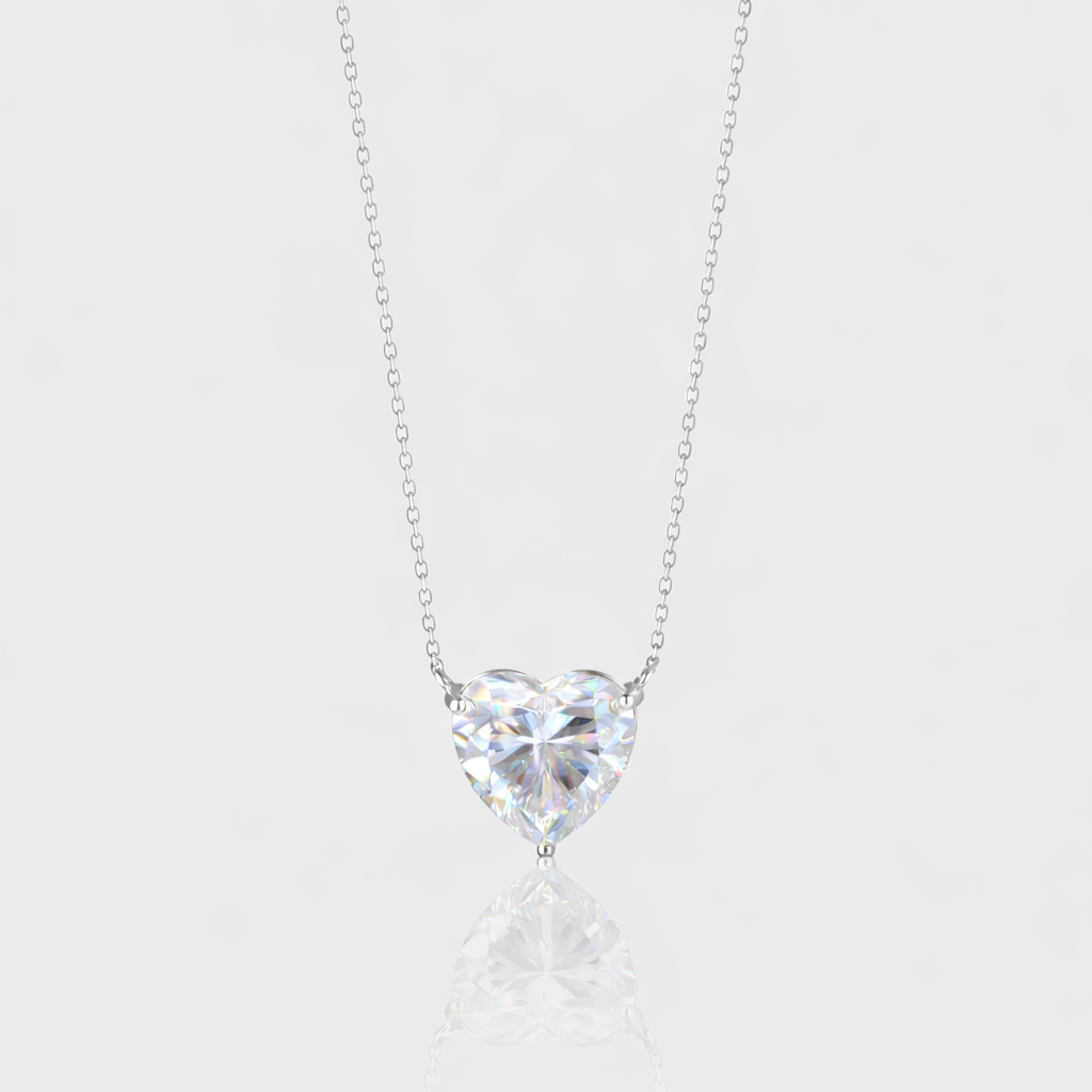 - The Eternity 15mm Moissanite Necklace -