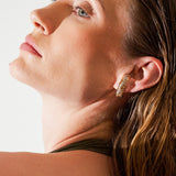 - The Sirena Moissanite Earrings -