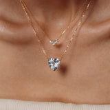 - The Allure Blue Topaz Necklace -