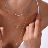 - The Elegant Moissanite Necklace -