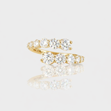 - The Glamour Moissanite Ring -