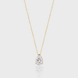 - The Petal 14mm Moissanite Necklace -