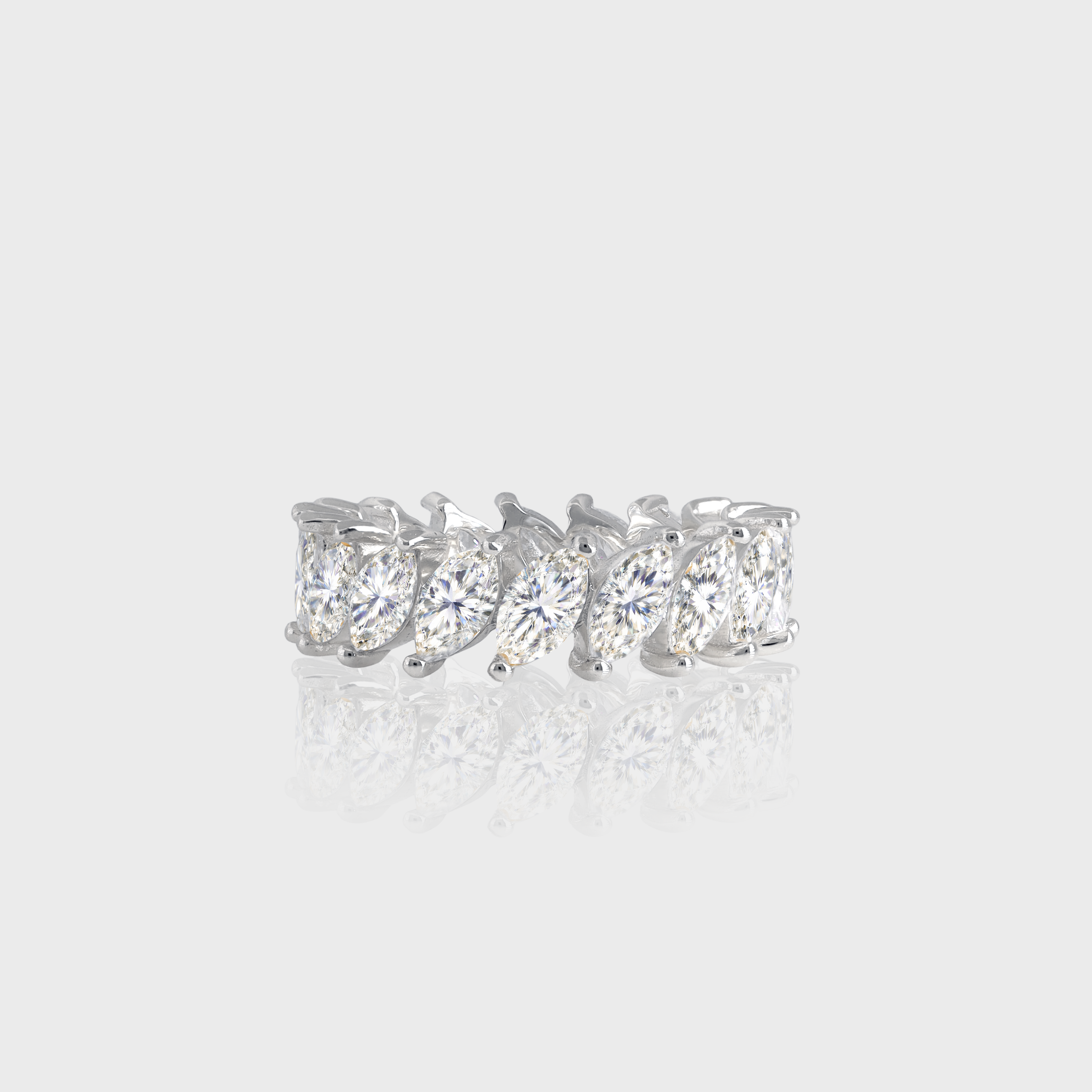 - The Bloom Moissanite Band -