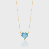 - The Eternity Blue Topaz Necklace -