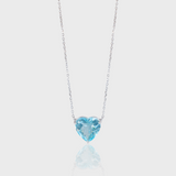 - The Eternity Blue Topaz Necklace -