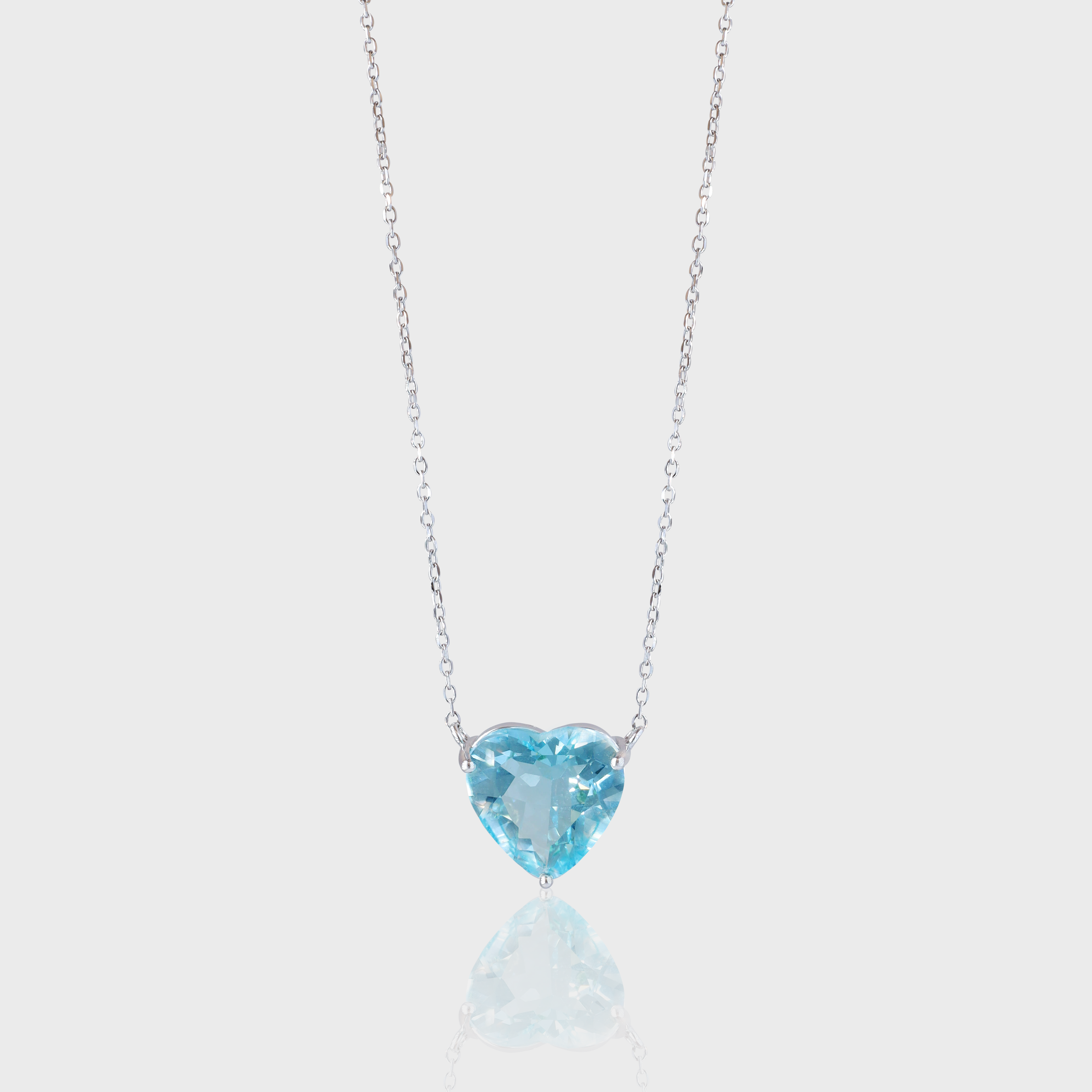 - The Eternity Blue Topaz Necklace -
