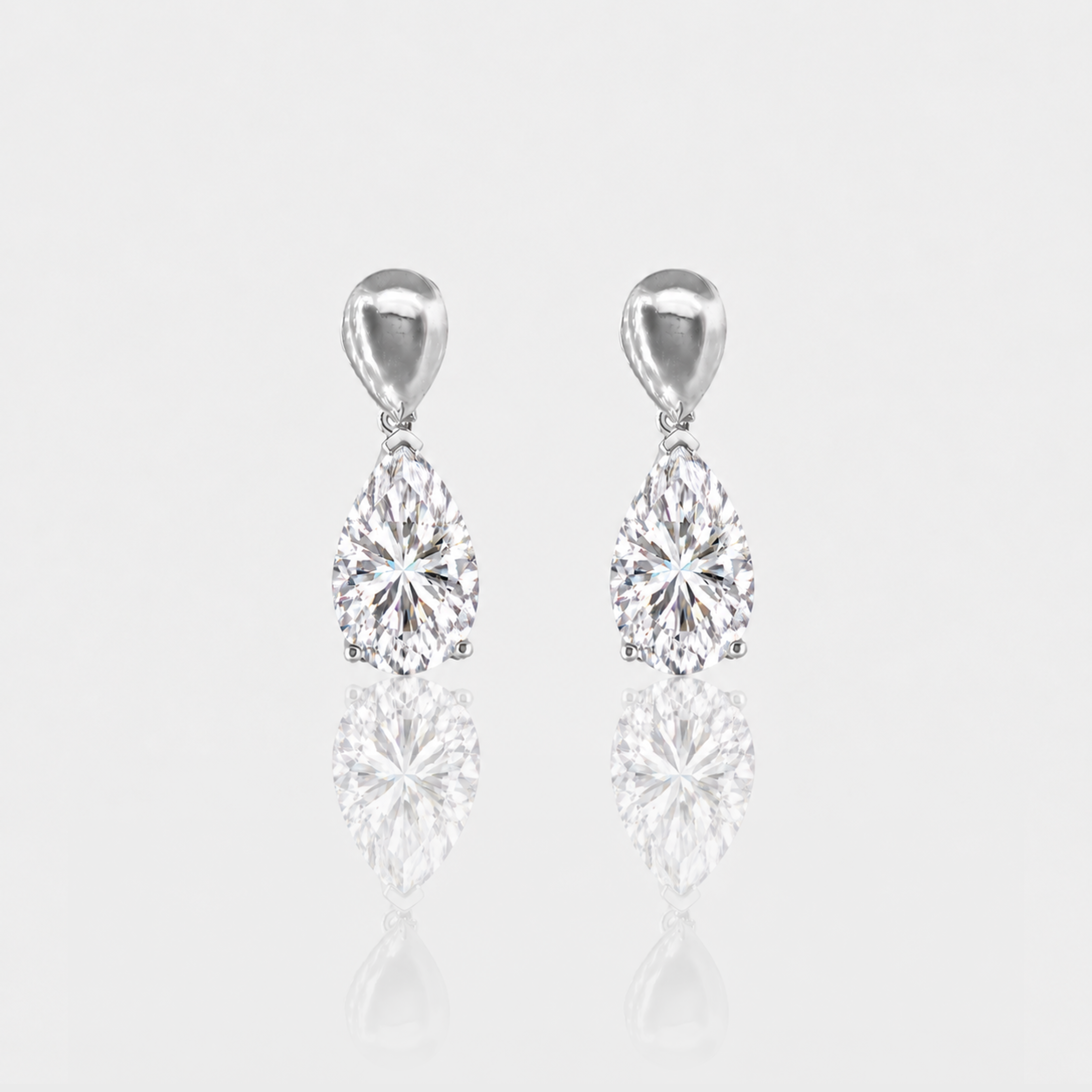 - The Cap Ferrat Moissanite Earrings -