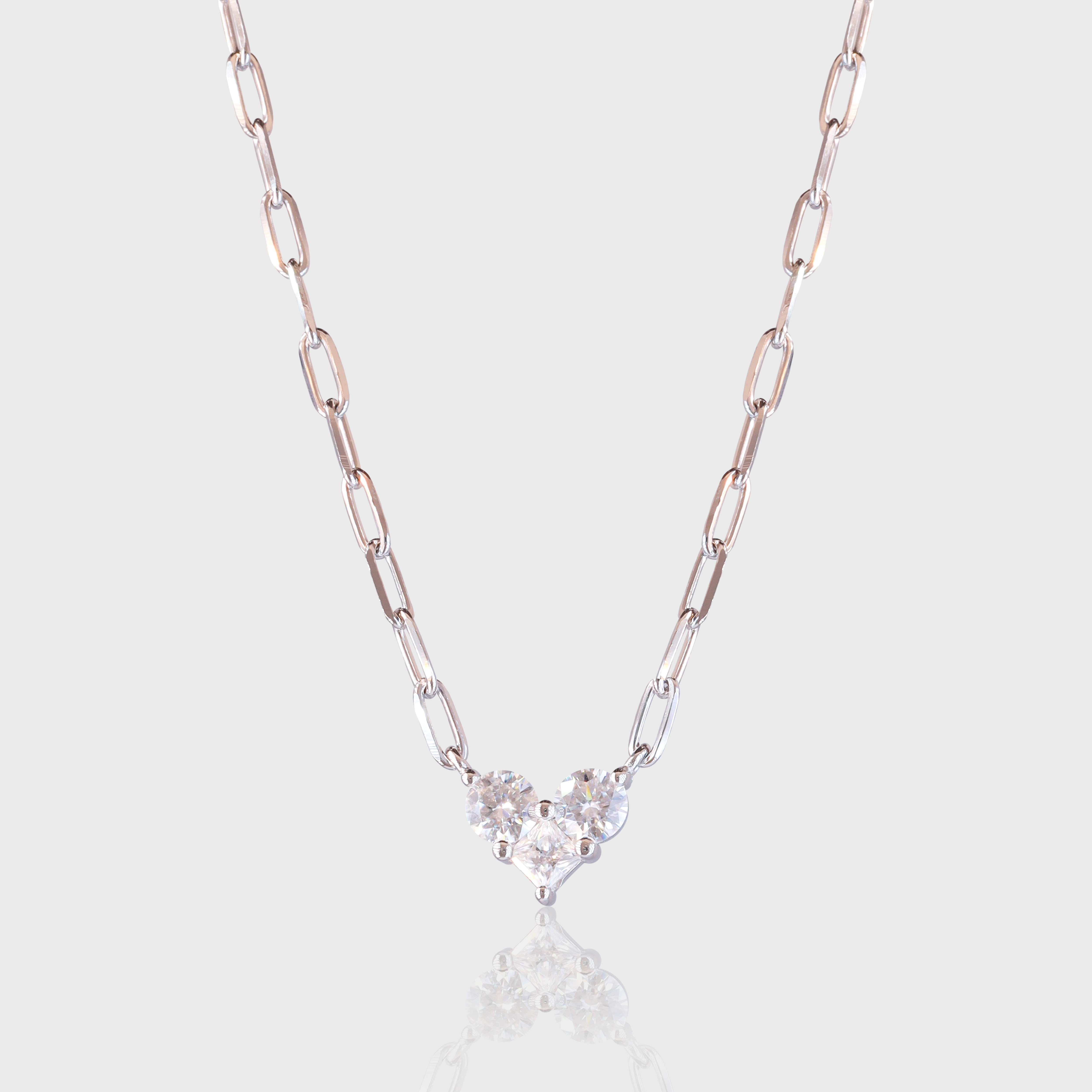 - The Amour Moissanite Necklace -