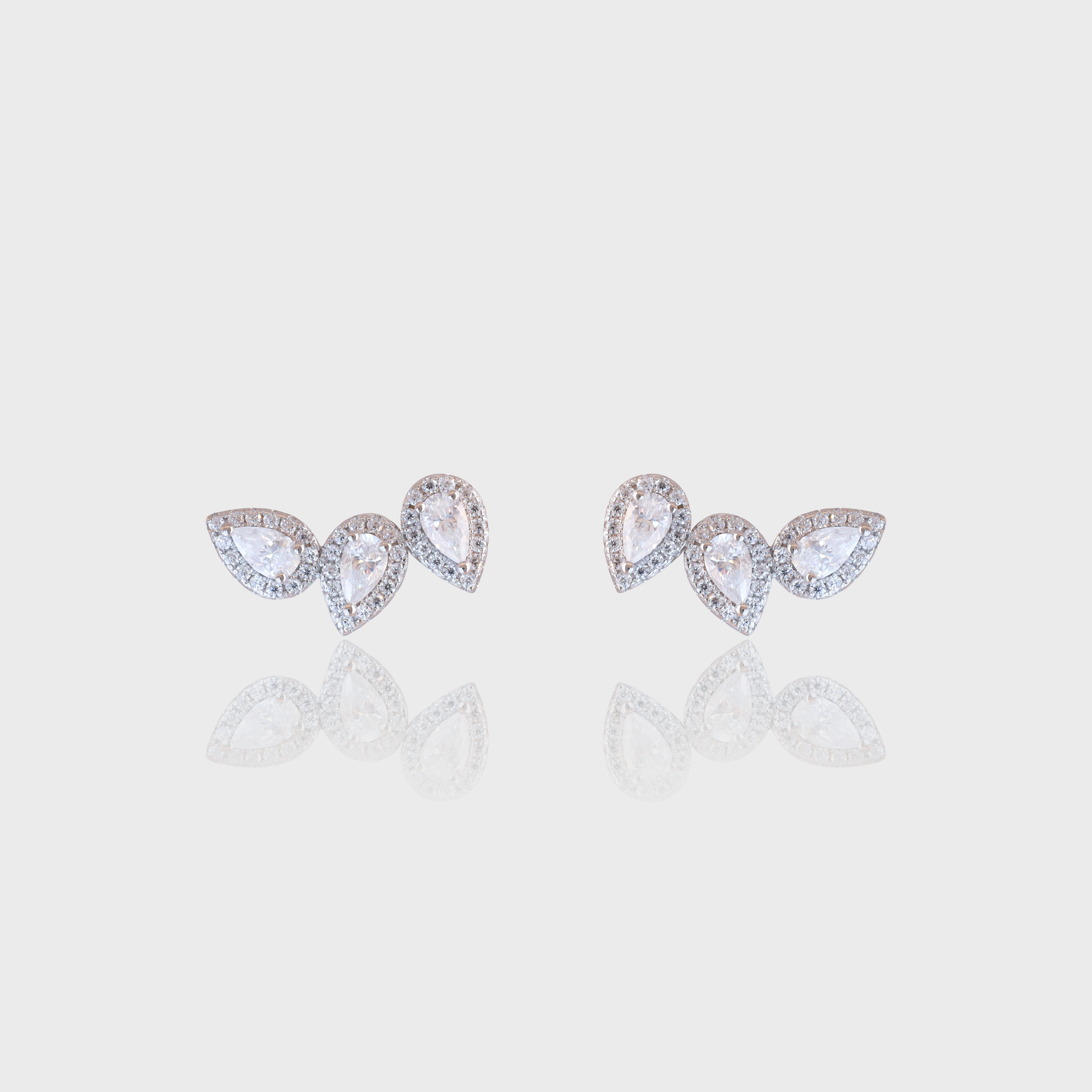 - The Cluster Moissanite Earrings -