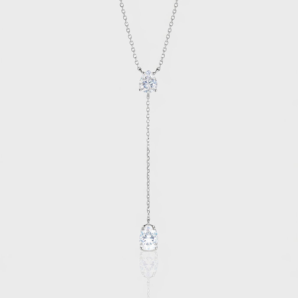 - The Infinity Moissanite Necklace -