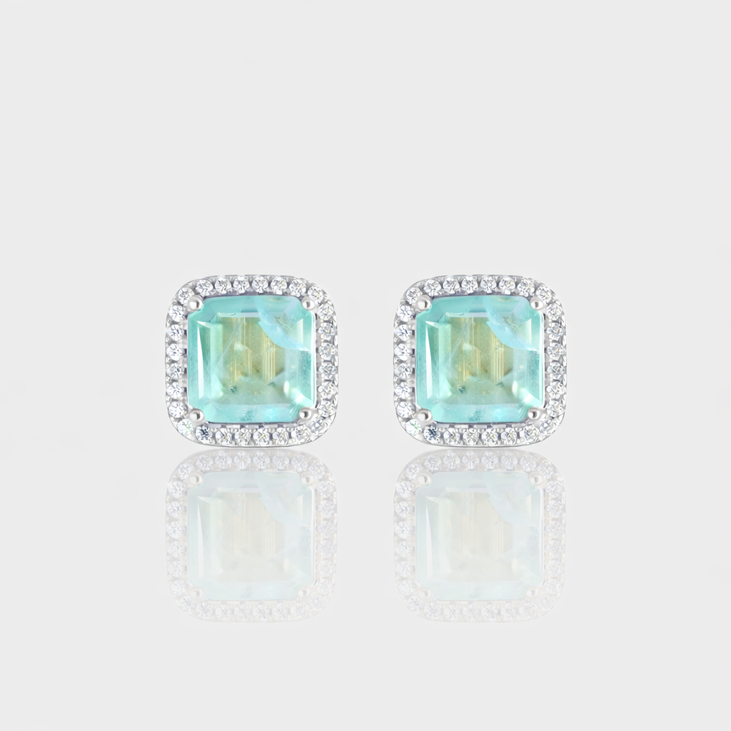 - The Jardin Moissanite Earrings -