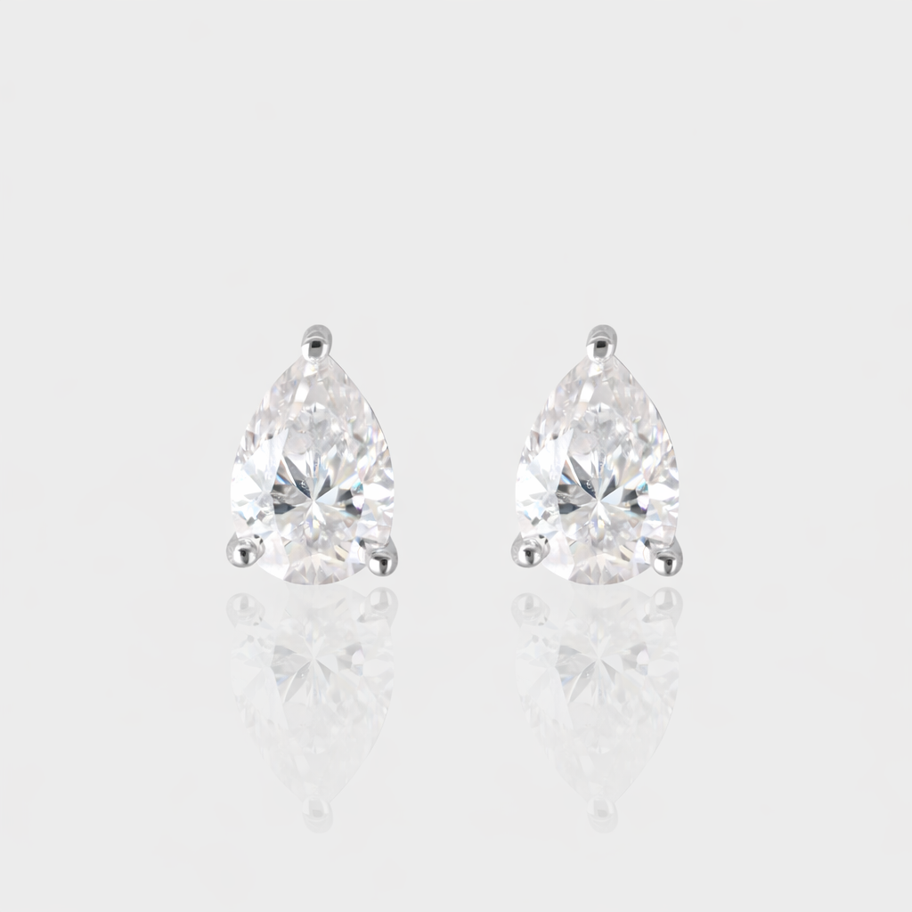 - The Luminous Moissanite Earrings -