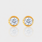 - The Soleil 6mm Moissanite Earrings -