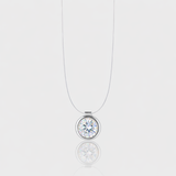 - The Soleil 10mm Moissanite Necklace -