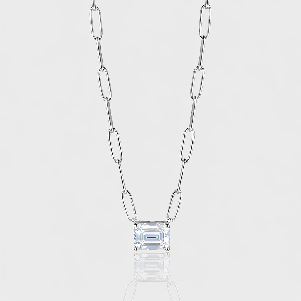 - The Timeless Moissanite Necklace -
