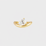 - The Wave Moissanite Ring -