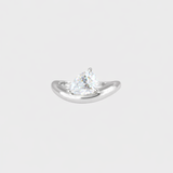- The Wave Moissanite Ring -